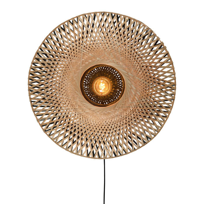 GOOD&MOJO Kalimantan Wandlamp Rond - Ø60cm - Naturel