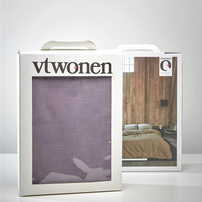 vtwonen Natural Stone Dekbedovertrek 240 x 200/220 cm - Fraying Yellow