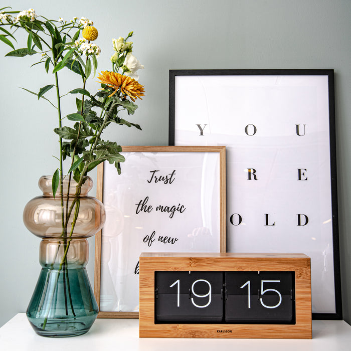 Karlsson Boxed Flip Tafelklok 37 x 17,5 cm