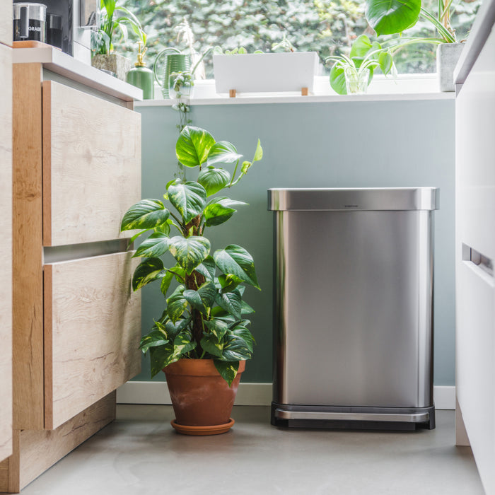 Simplehuman Rectangular Liner Pocket Pedaalemmer 45 Liter