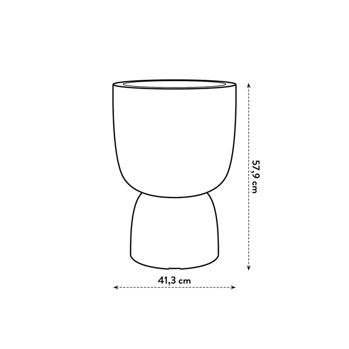 elho Pure Coupe Bloempot Ø 41 cm - Rosy Brown