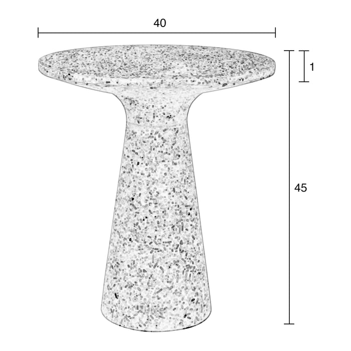 Zuiver Victoria Bijzettafel - Ø 40 cm