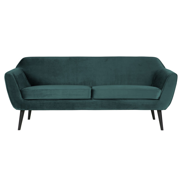 Woood Rocco 2-zitsbank - Velvet - Teal