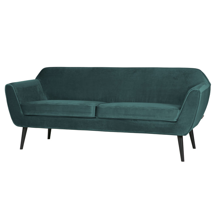 Woood Rocco 2-zitsbank - Velvet - Teal