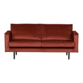 WOOOD Rodeo 2,5-zitsbank - Velvet -  Chestnut