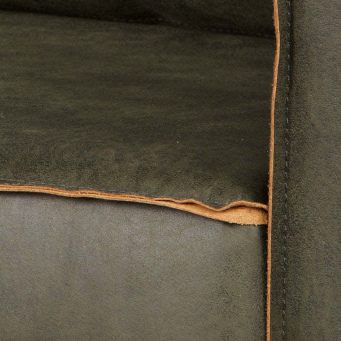 WOOOD Rodeo 3-zitsbank - Eco-leder -  Army