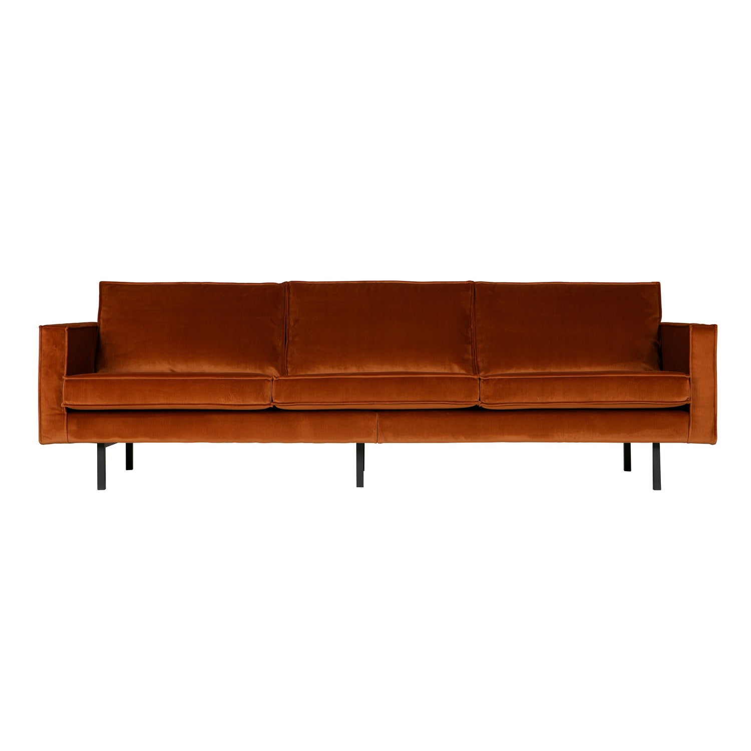 WOOOD Rodeo 3-zitsbank - Velvet -  Roest