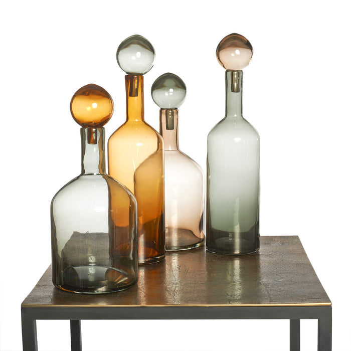 POLSPOTTEN Bubbles & Bottles Chic Karaffen Set van 4