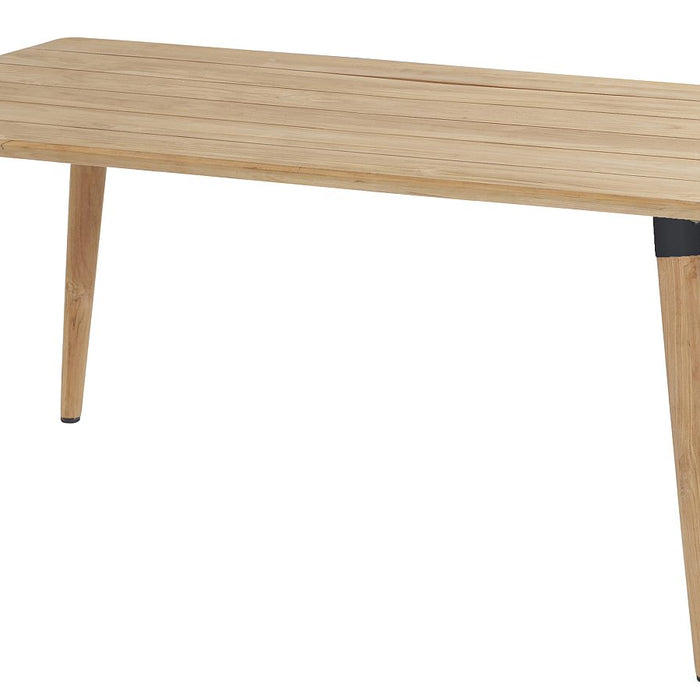 Hartman Sophie Studio Teak Tuintafel 170x100x75 Cm - Tafelpoten Zwart