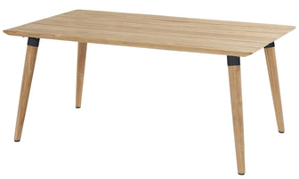 Hartman Sophie Studio Teak Tuintafel 170x100x75 Cm - Tafelpoten Zwart