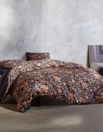 Essenza Ophelia Dekbedovertrek Nightblue 240 x 220 cm