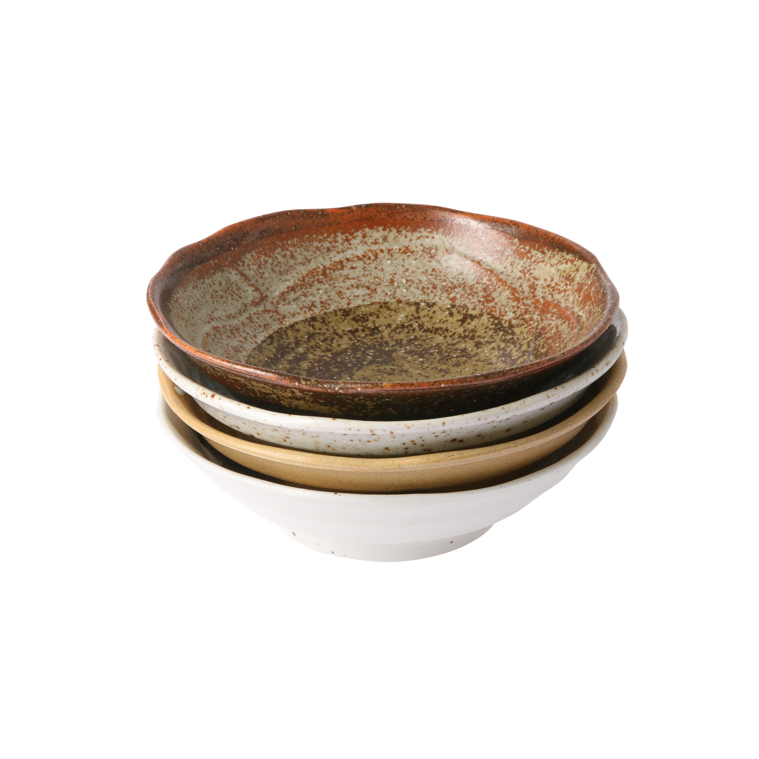 HKliving Kyoto Japanse Kommen Ø 16,5 cm - Set van 4