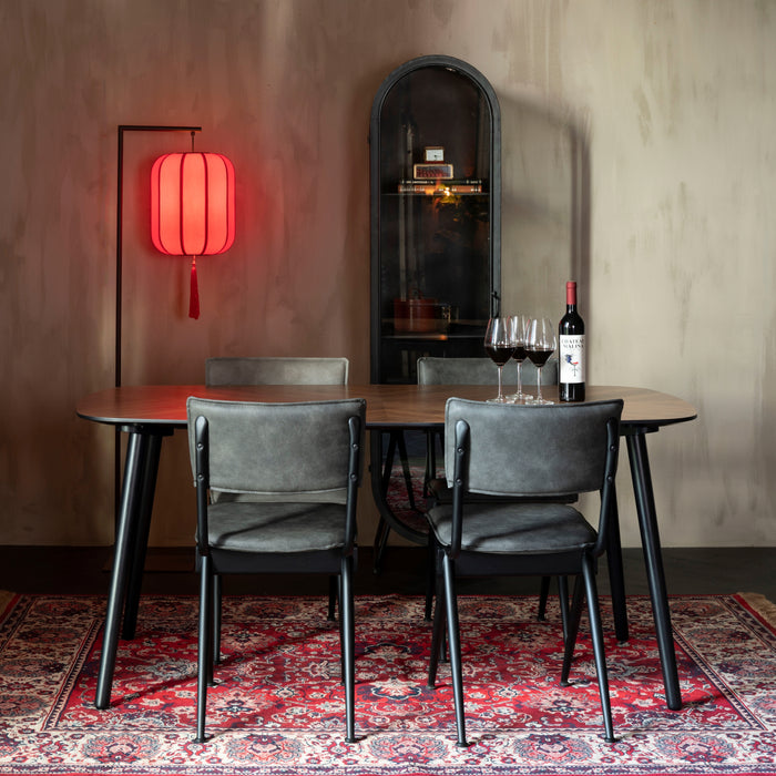 Dutchbone Clover Eettafel - 165 x 90 cm - Bruin