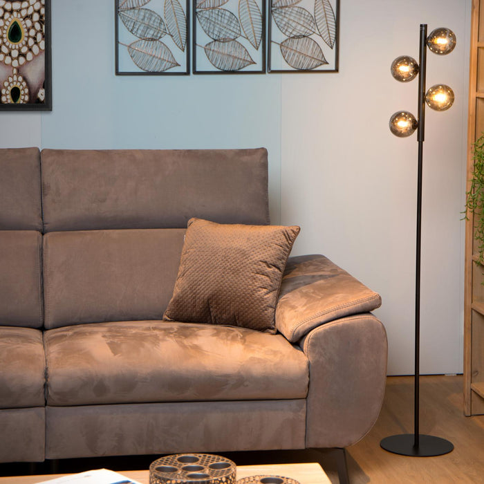 Lucide TYCHO Vloerlamp - Zwart