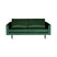 WOOOD Rodeo 2,5-zitsbank - Velvet -  Green Forest