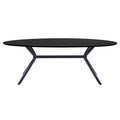 WOOOD Bruno Eettafel - B 220 x D 100 cm - Zwart