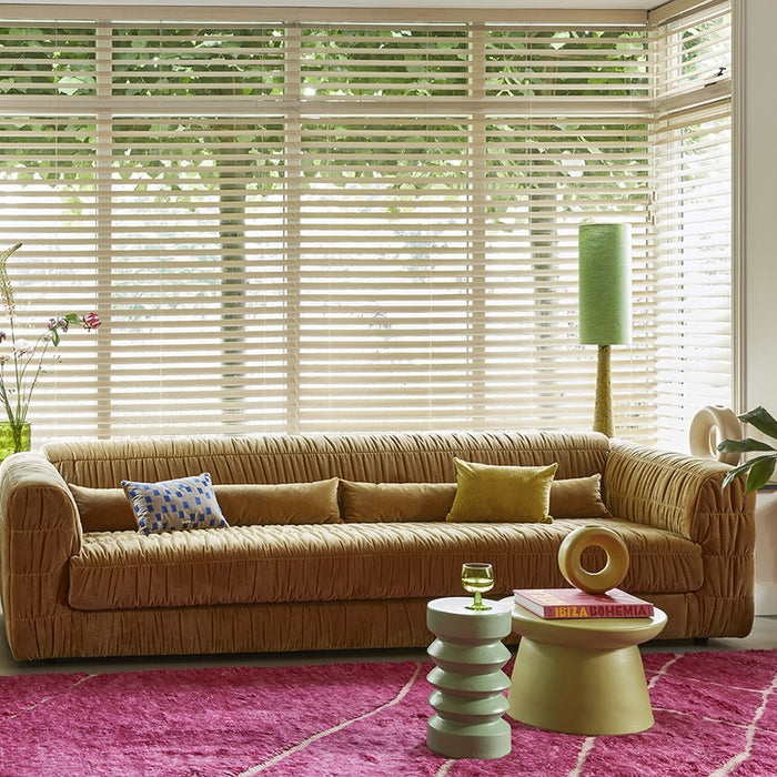 HKliving Stoneware Bijzettafel Ø 23 cm - Groen