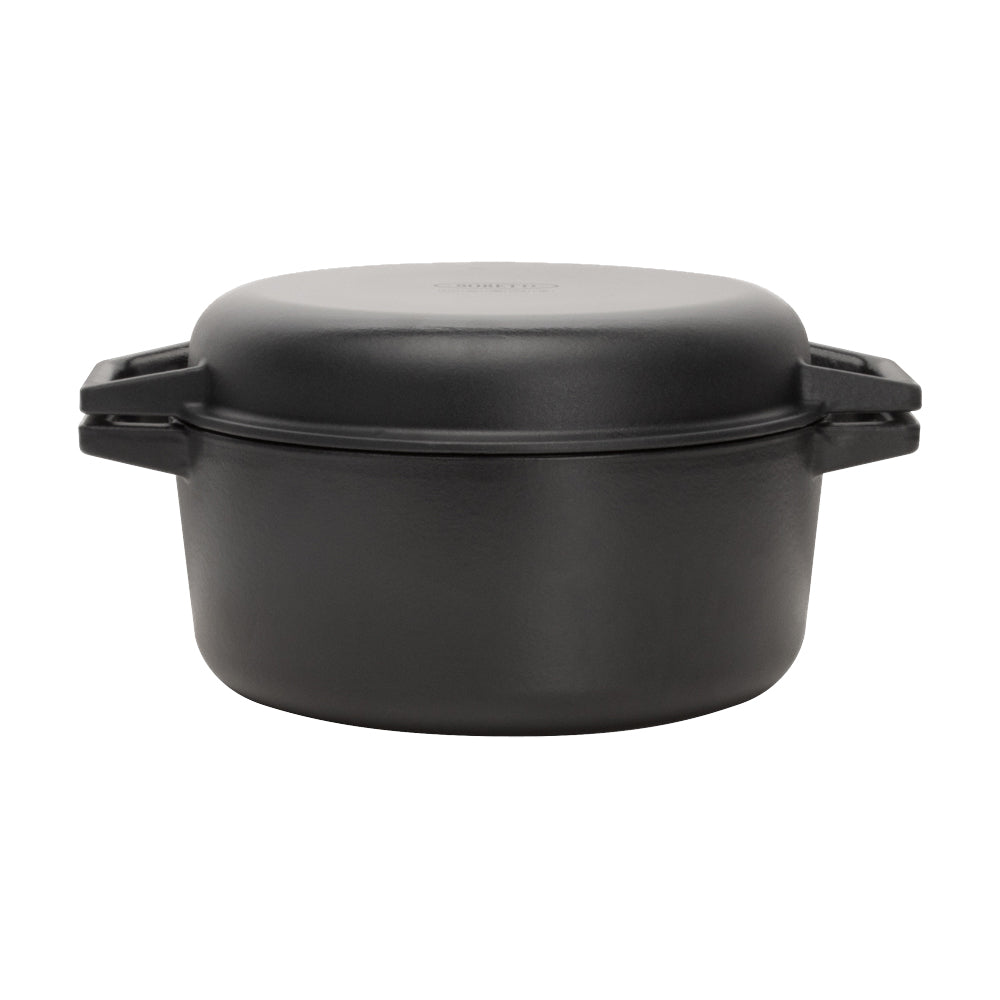 Boretti Solido Dutch Oven met Grilldeksel Ø 26 cm