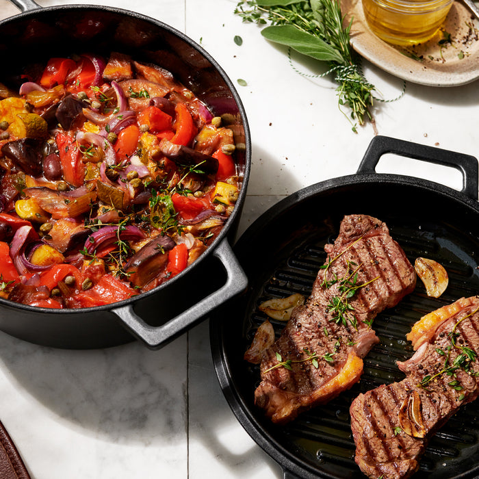 Boretti Solido Dutch Oven met Grilldeksel Ø 26 cm