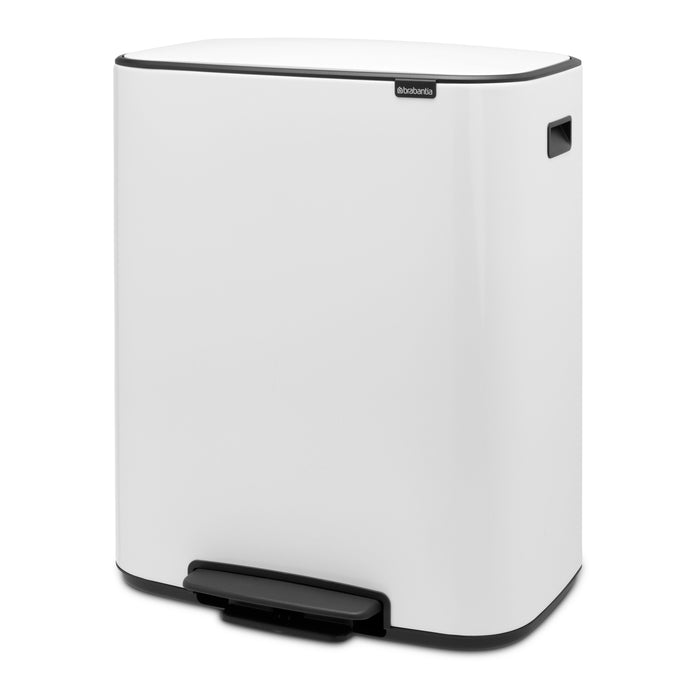 Brabantia Bo Pedaalemmer 2 x 30 L - Wit