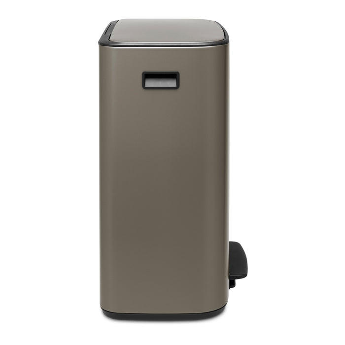 Brabantia Bo Pedaalemmer 2 x 30 L - Platinum
