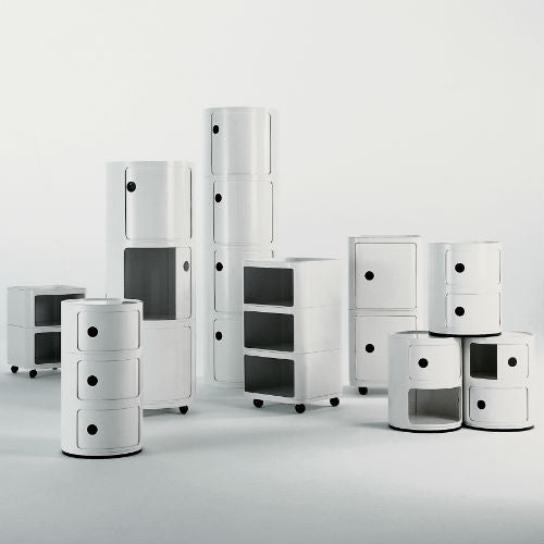 Kartell Componibili Kast - 3 Modules - Wit