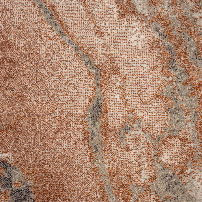 Zuiver Solar Vloerkleed Ø 200 cm - Terra/Grijs