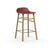 Normann Copenhagen Form Barkruk Low 65 cm - Eiken - Donkerrood