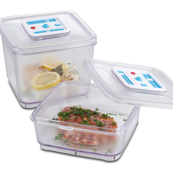 Solis Bewaarcontainer set - Vershoudbakjes - 2 stuks