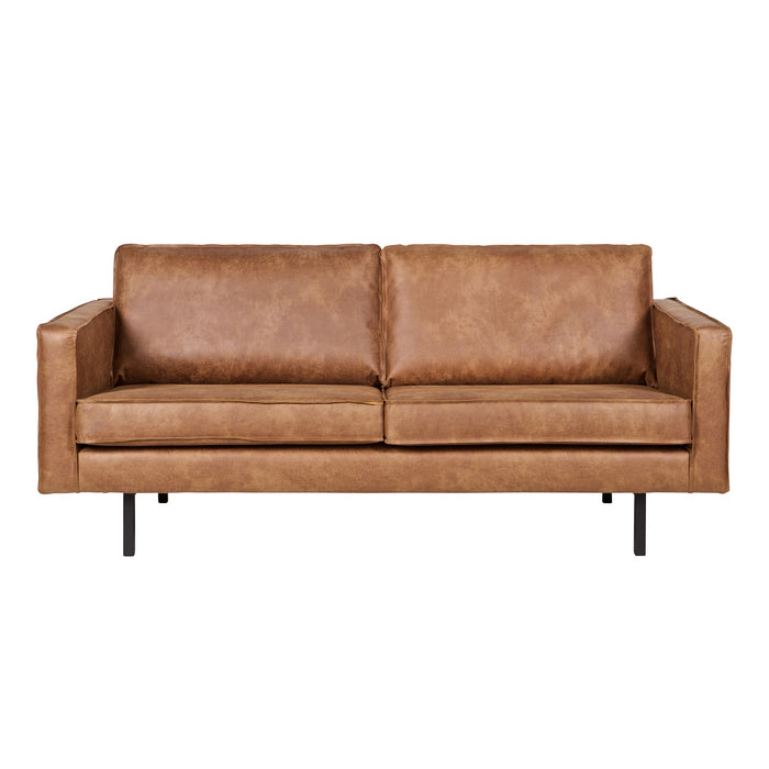 WOOOD Rodeo 2,5-zitsbank - Eco-leder -  Cognac
