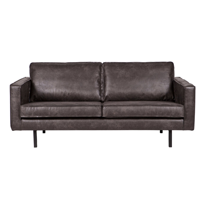 WOOOD Rodeo 2,5-zitsbank - Eco-leder -  Zwart