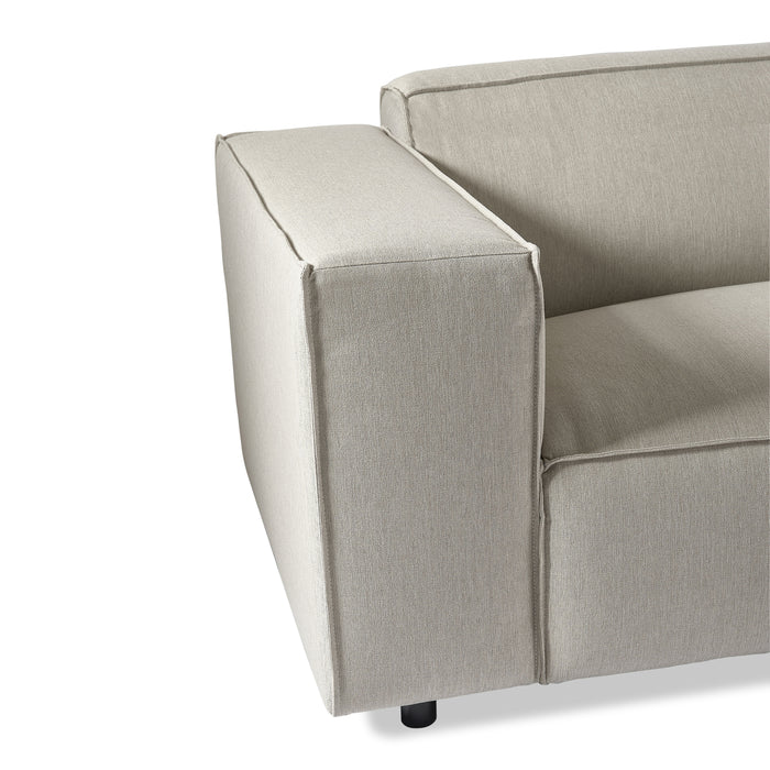 by fonQ Chunky Hoekbank met Chaise Longue Rechts - Beige