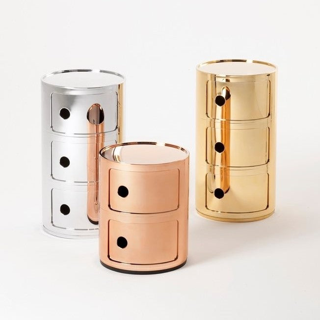 Kartell Componibili  Kast - 2 Modules - Chrome