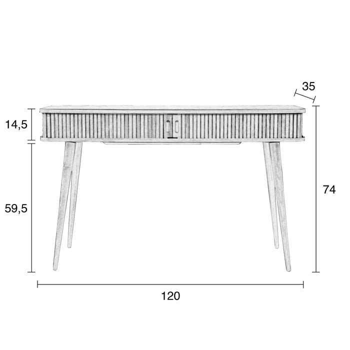 Zuiver Barbier Sidetable - Eiken