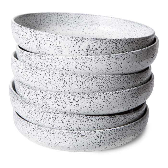 HKliving Gradient Ceramics Diep Bord Ø 21,5 cm - Set van 2