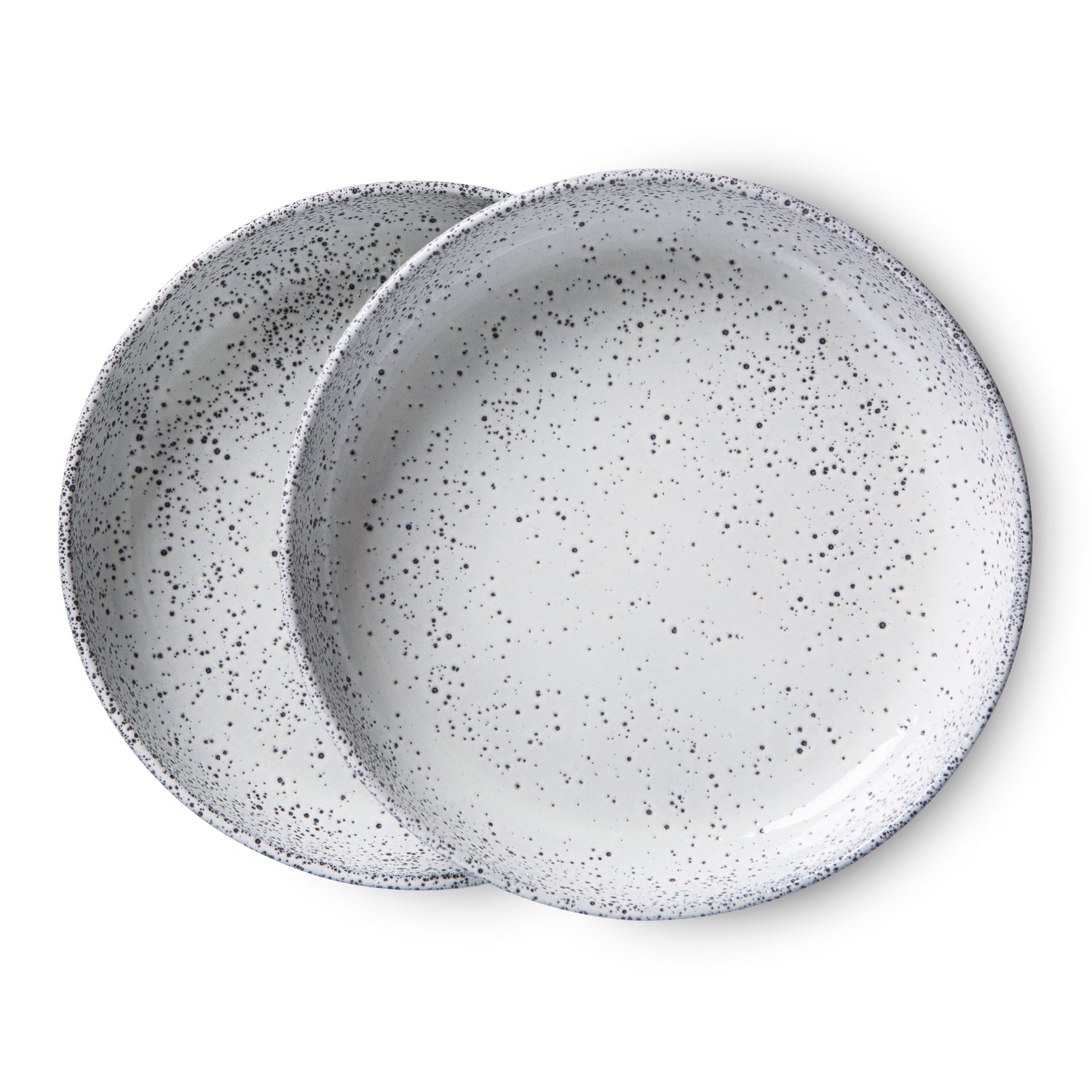 HKliving Gradient Ceramics Diep Bord Ø 21,5 cm - Set van 2