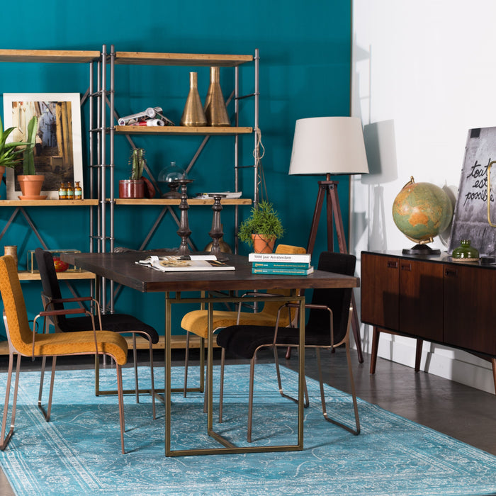 Dutchbone Class Eettafel Visgraat - 180 x 90 cm - Bruin