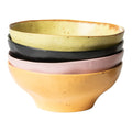 HKliving Bold & Basic Kom Ø 12,5 cm - Set van 4