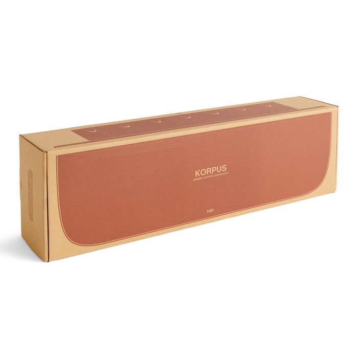 HAY Korpus Wandplank L - Brick red