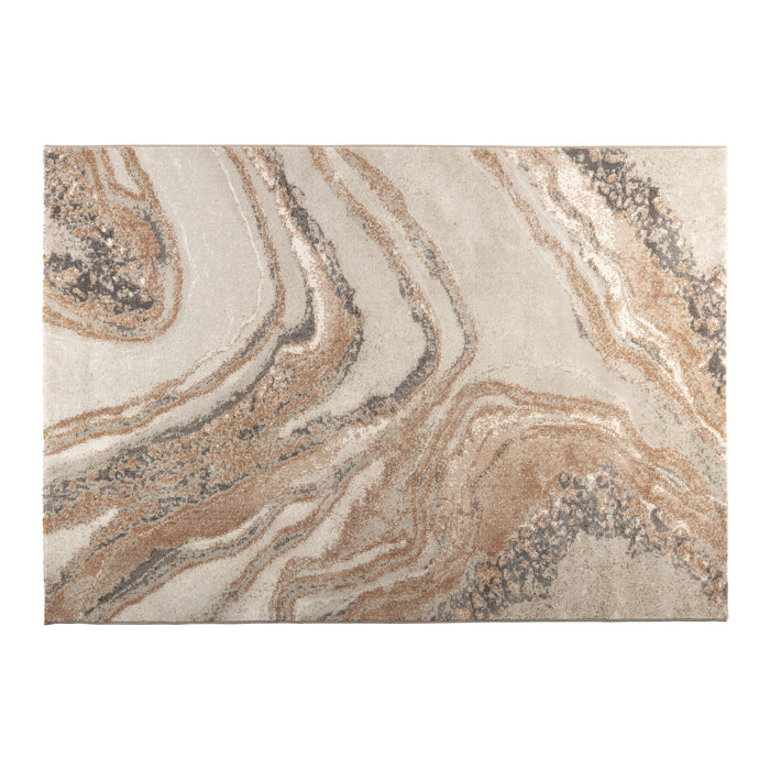 Zuiver Solar Vloerkleed 200 x 290 cm - Terra/Grijs