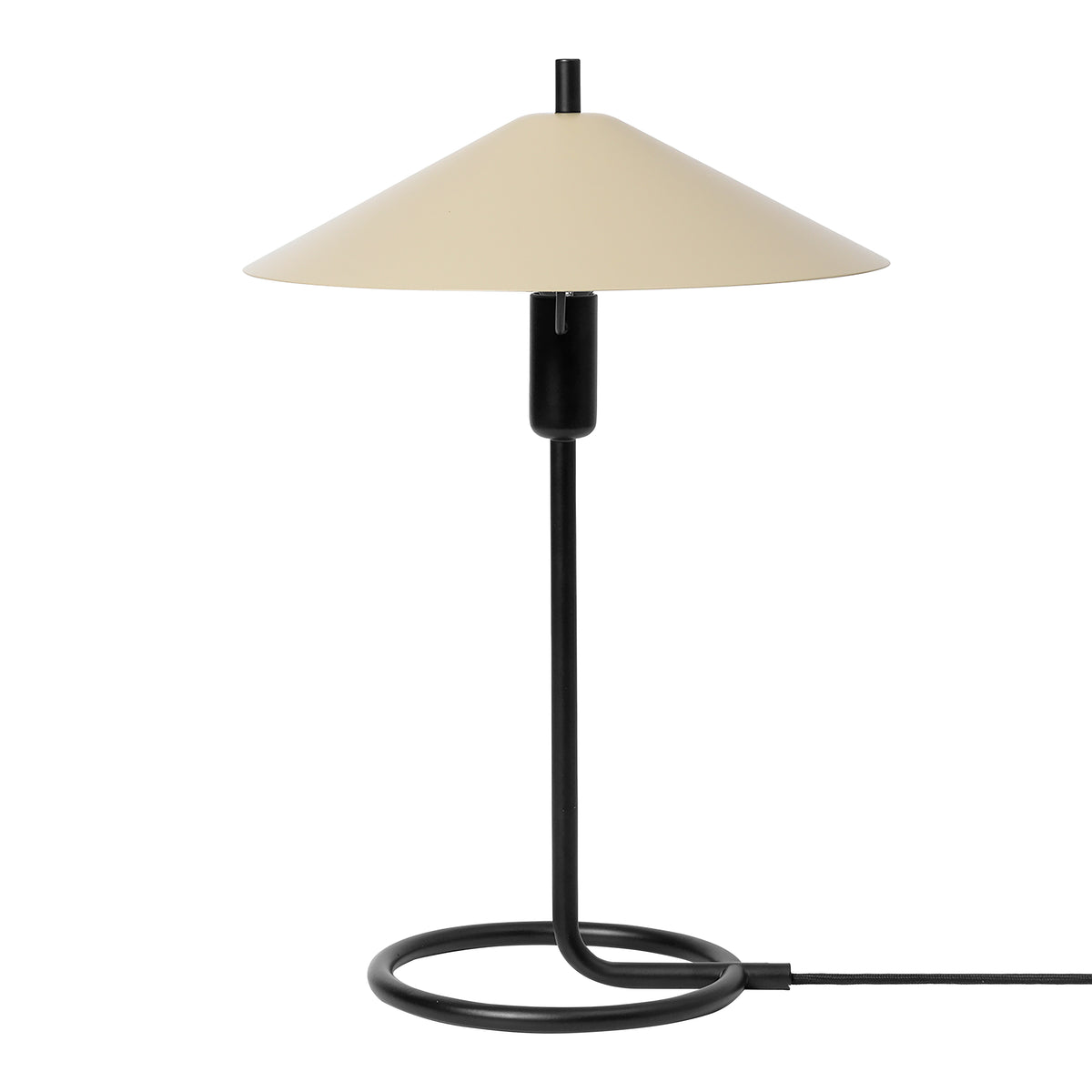 Ferm Living Filo Tafellamp - Black/Cashmere