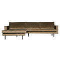 WOOOD Chaise Rodeo Longue Links - Velvet - Taupe