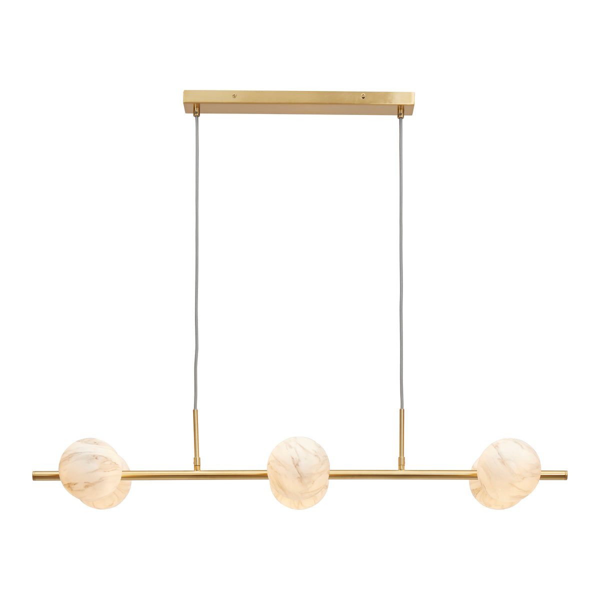 It's about RoMi Carrara Hanglamp - 6-bollen - Goud