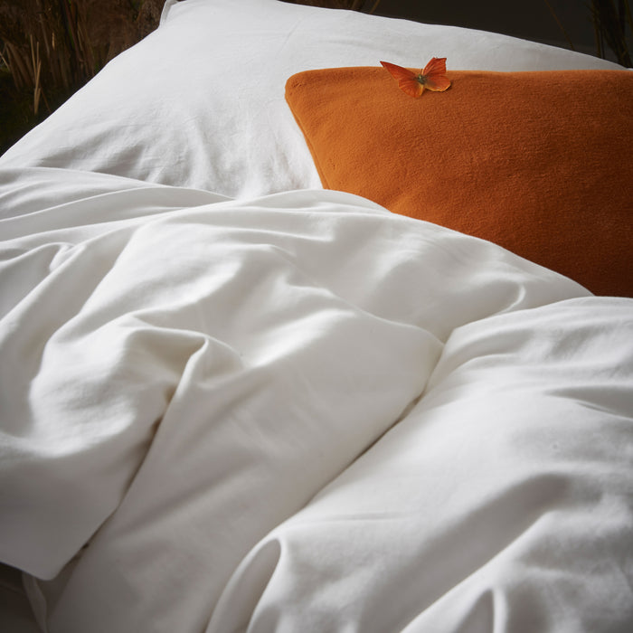 Essenza Minte dekbedovertrek 140 x 220 cm - Wit