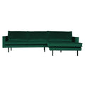 WOOOD Rodeo Chaise Longue Rechts - Velvet -  Green Forest