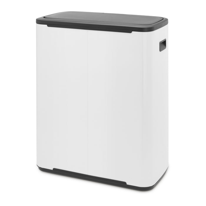 Brabantia Bo Touch Bin Afvalemmer 2 x 30 L - Wit
