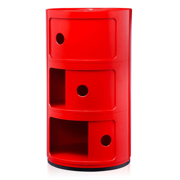 Kartell Componibili Kast - 3 Modules - Rood