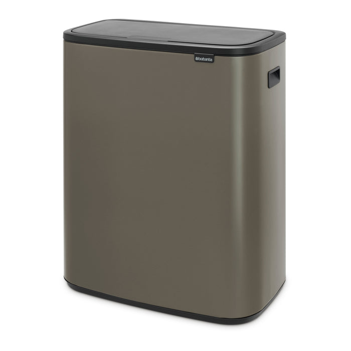 Brabantia Bo Touch Bin Afvalemmer 2 x 30 L - Platinum