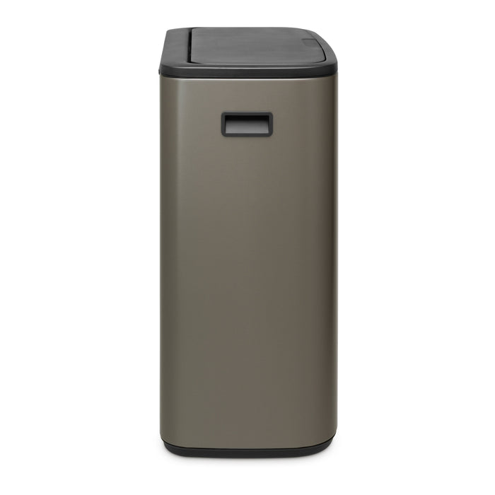 Brabantia Bo Touch Bin Afvalemmer 2 x 30 L - Platinum