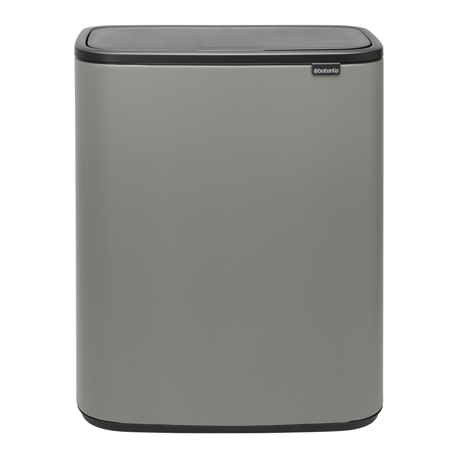Brabantia Bo Touch Bin Afvalemmer 2 x 30 L - Mineral Concrete Grey